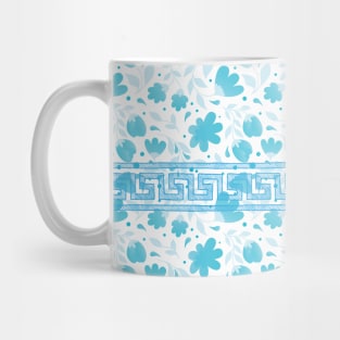 Santorini Greece pattern #19 Mug